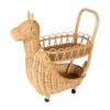 Kids Toys Rattan Shopping Cart, rattan kids toys, rattan kids furniture, wholesale, bulk, childrens