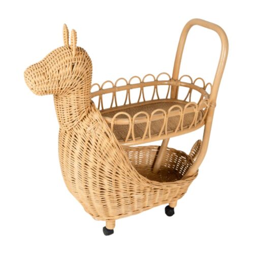 Kids Toys Rattan Shopping Cart, rattan kids toys, rattan kids furniture, wholesale, bulk, childrens