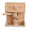 Rattan Coffee Maker Toy, kids toys, kids furniture, wholesale, bulk