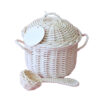 Rattan Play Pot and Ladle, kids toys, wholesale