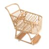 Rattan Shopping Trolley Kids, rattan kids toys, rattan kids furniture, wholesale, bulk, childrens