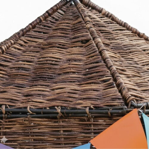 Brown Rattan Tent Kids Toys, wholesale, bulk, rattan kids furniture, kids toys, rattan