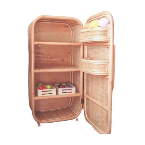 kids rattan fridge, kids toys, kids furniture, wholesale, bulk