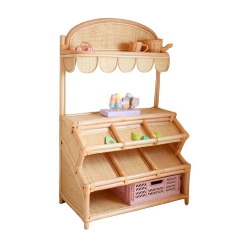 Kids Rattan Market Stall, rattan kids toys, rattan kids furniture, wholesale, bulk, childrens