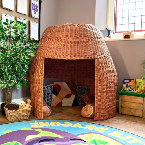 Rattan Hideout for Kids, rattan kids furniture, kids toys, rattan