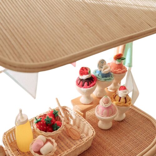 Rattan Kids Play Market Stall, rattan kids toys, rattan kids furniture, wholesale, bulk, childrens