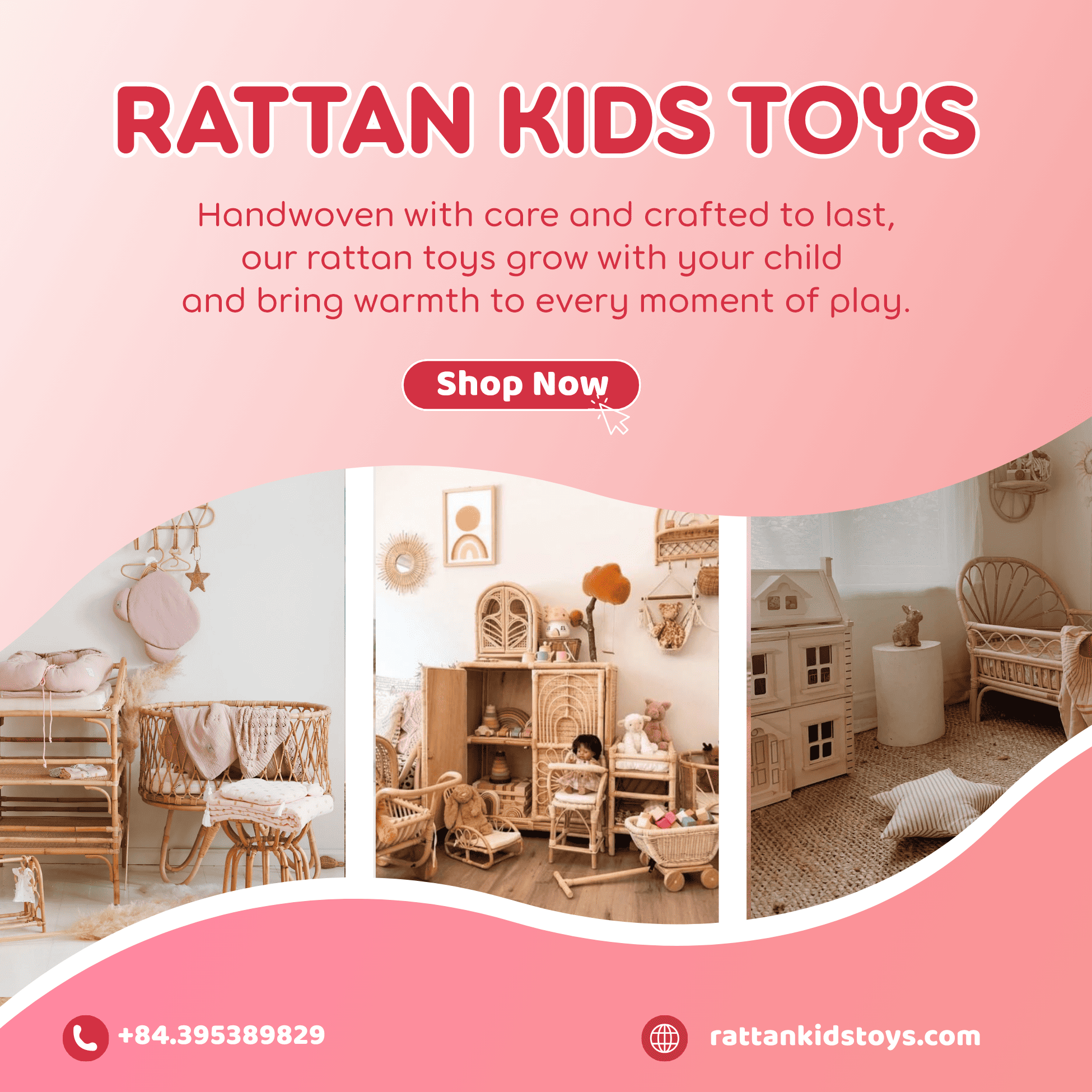 rattan kids toys, furniture, wholesale, bulk, australia