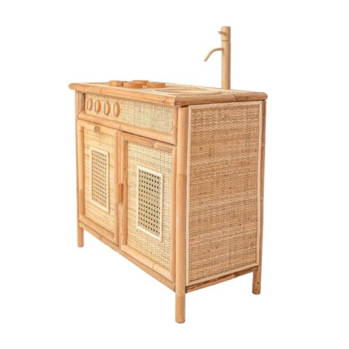 rattan kitchen for kids, kids toys, kids furniture, wholesale, bulk