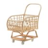 Rattan Market Cart for Kids, rattan kids toys, rattan kids furniture, wholesale, bulk, childrens