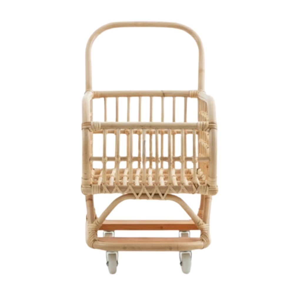 Rattan Market Cart for Kids, rattan kids toys, rattan kids furniture, wholesale, bulk, childrens