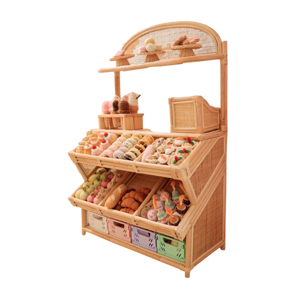 Rattan Market Stall, rattan kids toys, rattan kids furniture, wholesale, bulk, childrens