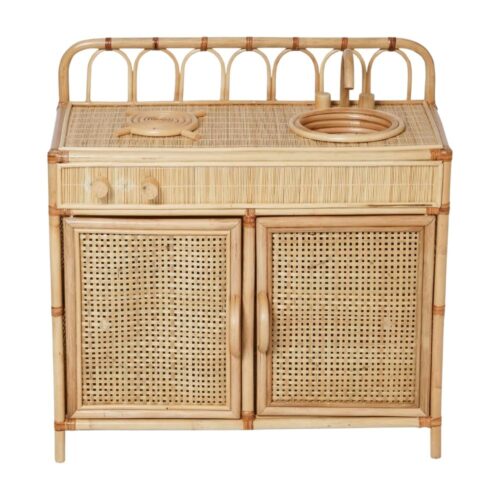 rattan play kitchen wholesale, kids toys, kids furniture, wholesale, bulk