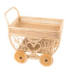 rattan play tea cart, kids toys