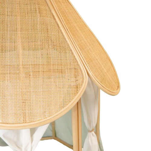Rattan Play Teepee for Kids, rattan kids furniture, kids toys, rattan