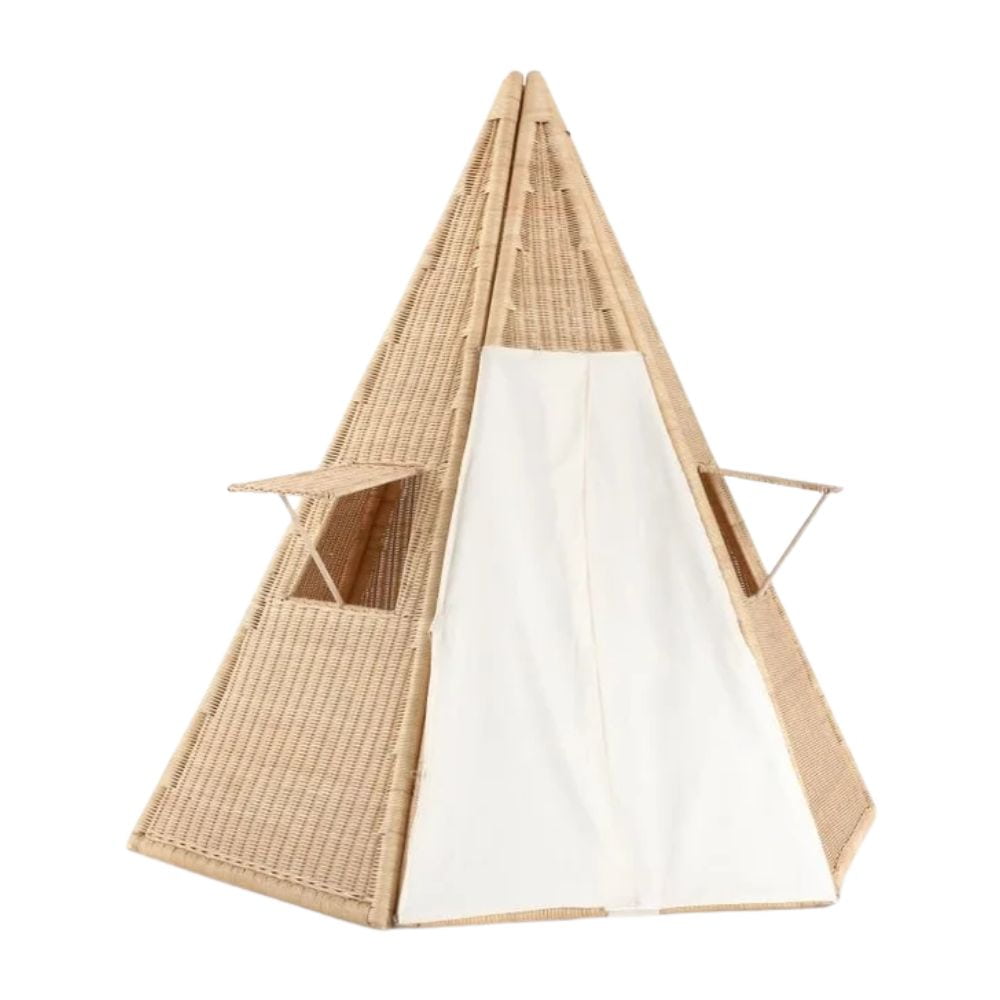 Rattan Play Tent Kids Toys, rattan kids furniture, kids toys, rattan