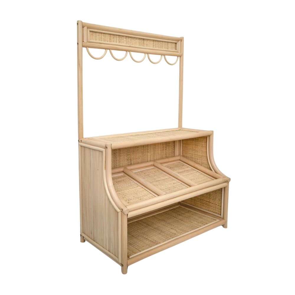 Rattan Shop Stall. rattan kids toys, rattan kids furniture, wholesale, bulk, childrens