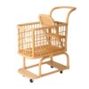 Rattan Shopping Cart, rattan kids toys, rattan kids furniture, wholesale, bulk, childrens