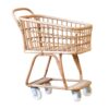 Rattan Shopping Trolley, rattan kids toys, rattan kids furniture, wholesale, bulk, childrens