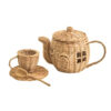 rattan tea pot kids toys, wholesale