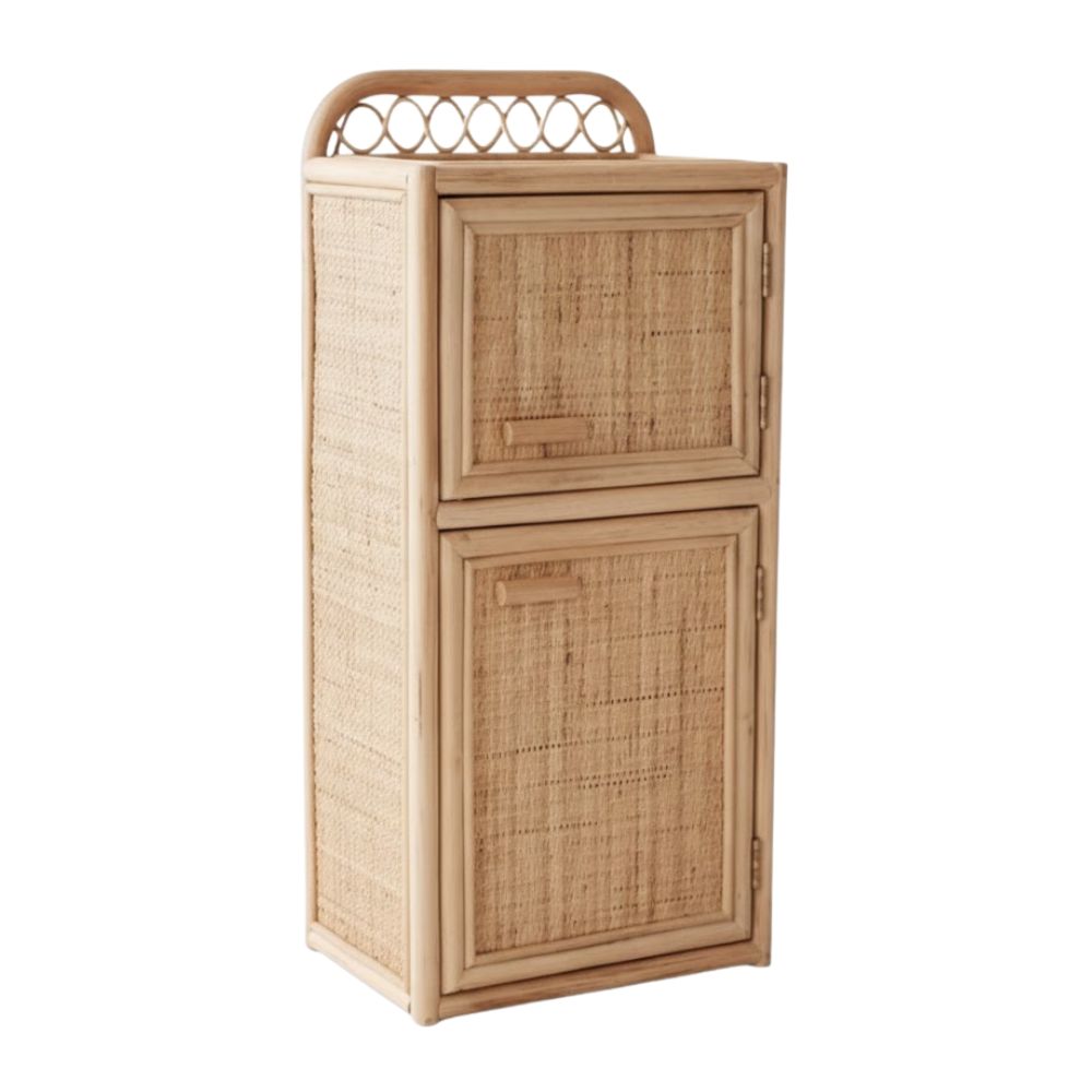 two tier rattan kids toys refrigerator, rattan kids toys, rattan kids furniture, wholesale, bulk, childrens