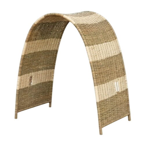 Two Tone Rattan Arch for Kids, rattan kids furniture, kids toys, rattan