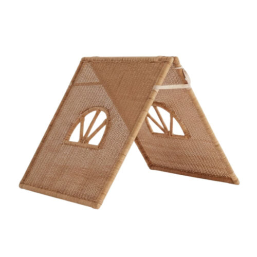 Wicker Kids Play Tent, rattan kids furniture, kids toys, rattan