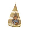 Wicker Reading Pod for Children, rattan kids furniture, kids toys, rattan