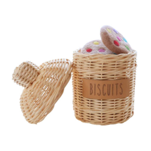 woven rattan cookie jar, wholesale, kids toys