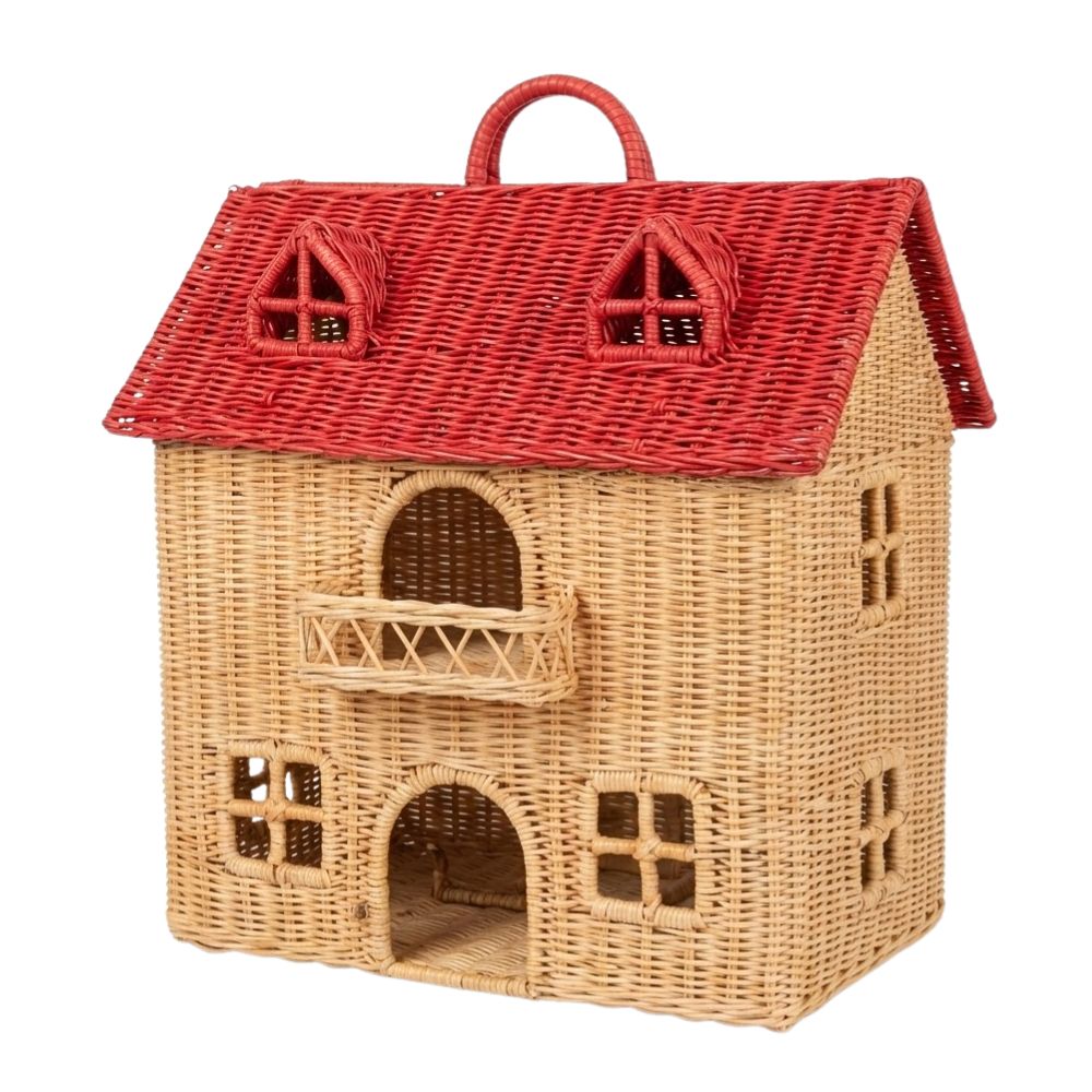 Rattan Baby Doll House, rattan kids toys, rattan kids furniture, wholesale, bulk, childrens