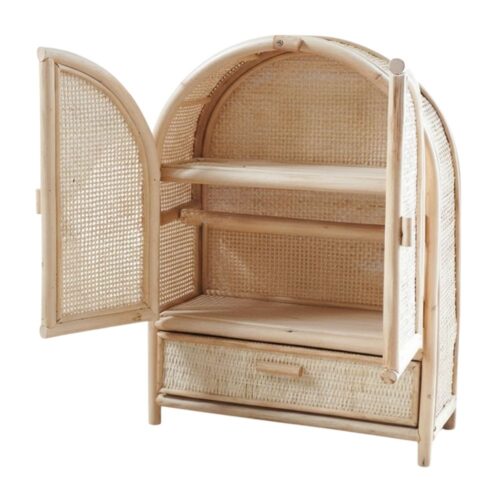 Rattan Doll House Dresser, rattan kids toys, rattan kids furniture, wholesale, bulk, childrens