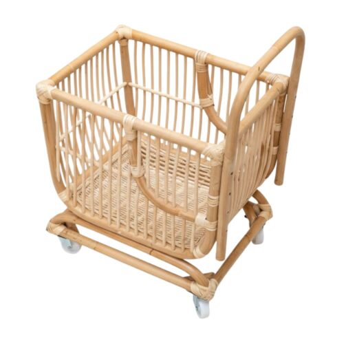 Rattan Toy Shopping Trolley, rattan kids toys, rattan kids furniture, wholesale, bulk, childrens