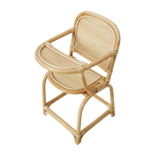 Rattan Doll High Chair Australia, rattan kids toys, rattan kids furniture, wholesale, bulk, childrens