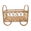 Rattan toy doll crib, rattan kids furniture, wholesale, bulk, childrens