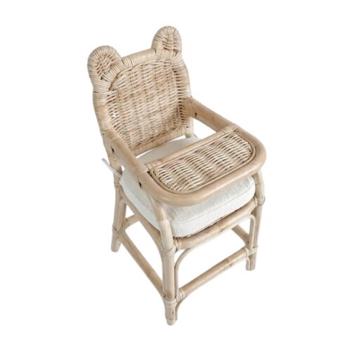 Bear Design Rattan Doll Chair, rattan kids toys, rattan kids furniture, wholesale, bulk, childrens