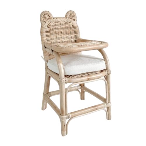 Bear Design Rattan Doll Chair, rattan kids toys, rattan kids furniture, wholesale, bulk, childrens
