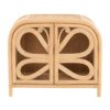 Butterfly Design Rattan Doll Armoire, rattan kids toys, rattan kids furniture, wholesale, bulk, childrens