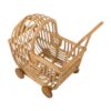 Doll Stroller in Rattan Natural, doll buggy, doll stroller, rattan kids toys, rattan kids furniture, wholesale, bulk, childrens