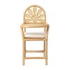 Flower Dedsign Rattan Baby Doll High Chair, rattan kids toys, rattan kids furniture, wholesale, bulk, childrens