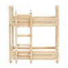 handmade rattan doll bunk beds, rattan kids furniture, wholesale, bulk, childrens