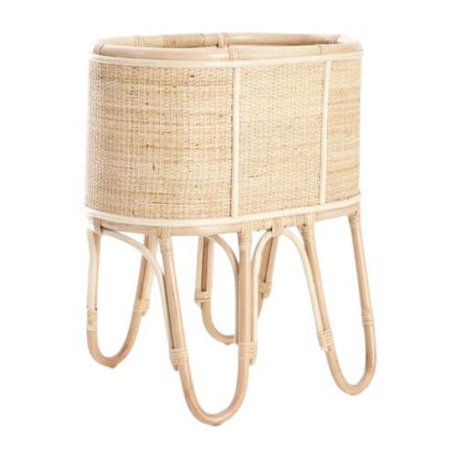 handwoven rattan dolls bassinet, rattan kids toys, rattan kids furniture, wholesale, bulk, childrens