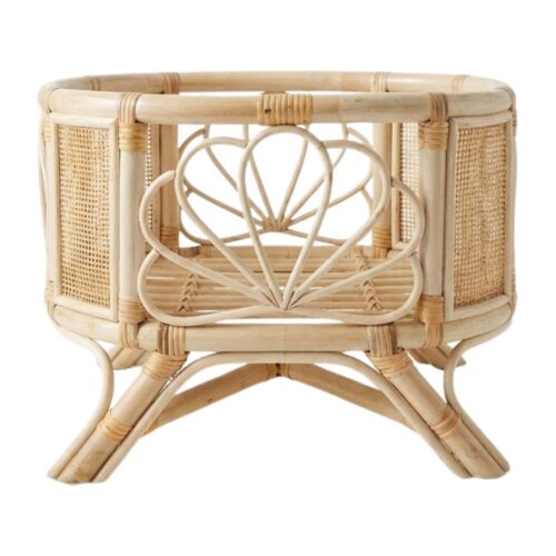 kids play rattan doll bassinet, rattan kids toys, rattan kids furniture, wholesale, bulk, childrens