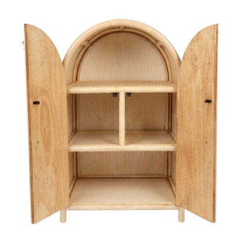 Mini Rattan Cabinet for Doll, rattan kids toys, rattan kids furniture, wholesale, bulk, childrens