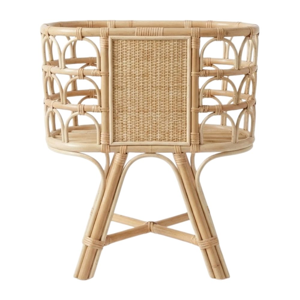 new design rattan doll bassinet, rattan kids toys, rattan kids furniture, wholesale, bulk, childrens