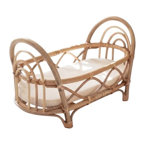 Rattan 18 Inch Doll Bed, rattan kids furniture, wholesale, bulk, childrens