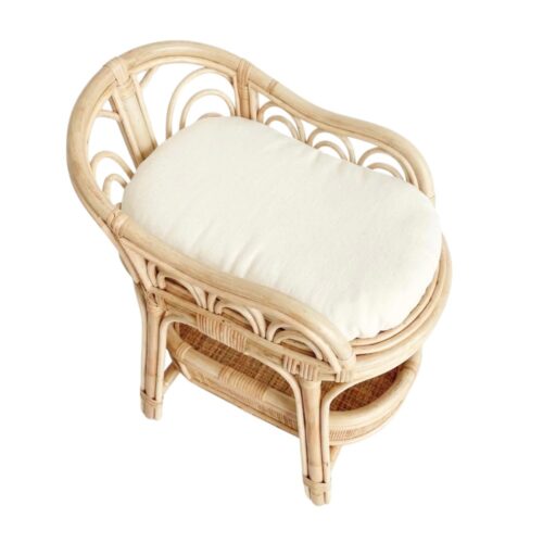 Rattan 18 Inch Doll Changing Table, rattan kids toys, rattan kids furniture, wholesale, bulk, childrens