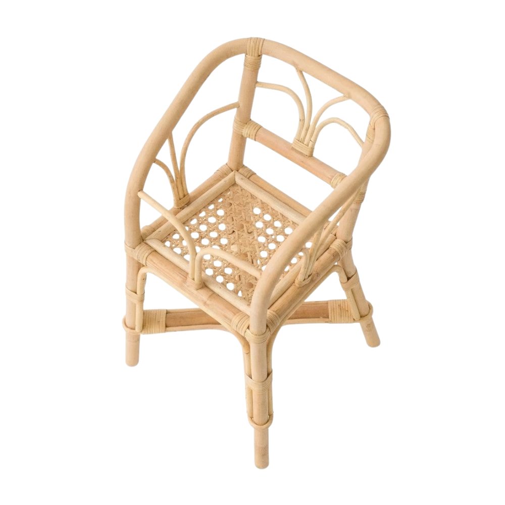 Rattan American Girl Doll Chair, rattan kids toys, rattan kids furniture, wholesale, bulk, childrens