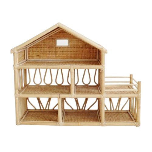 Rattan American Girl Doll House, rattan kids toys, rattan kids furniture, wholesale, bulk, childrens