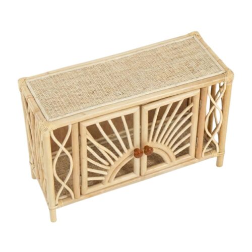Rattan American Girl Doll Storage Cabinet, rattan kids toys, rattan kids furniture, wholesale, bulk, childrens
