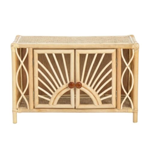 Rattan American Girl Doll Storage Cabinet, rattan kids toys, rattan kids furniture, wholesale, bulk, childrens