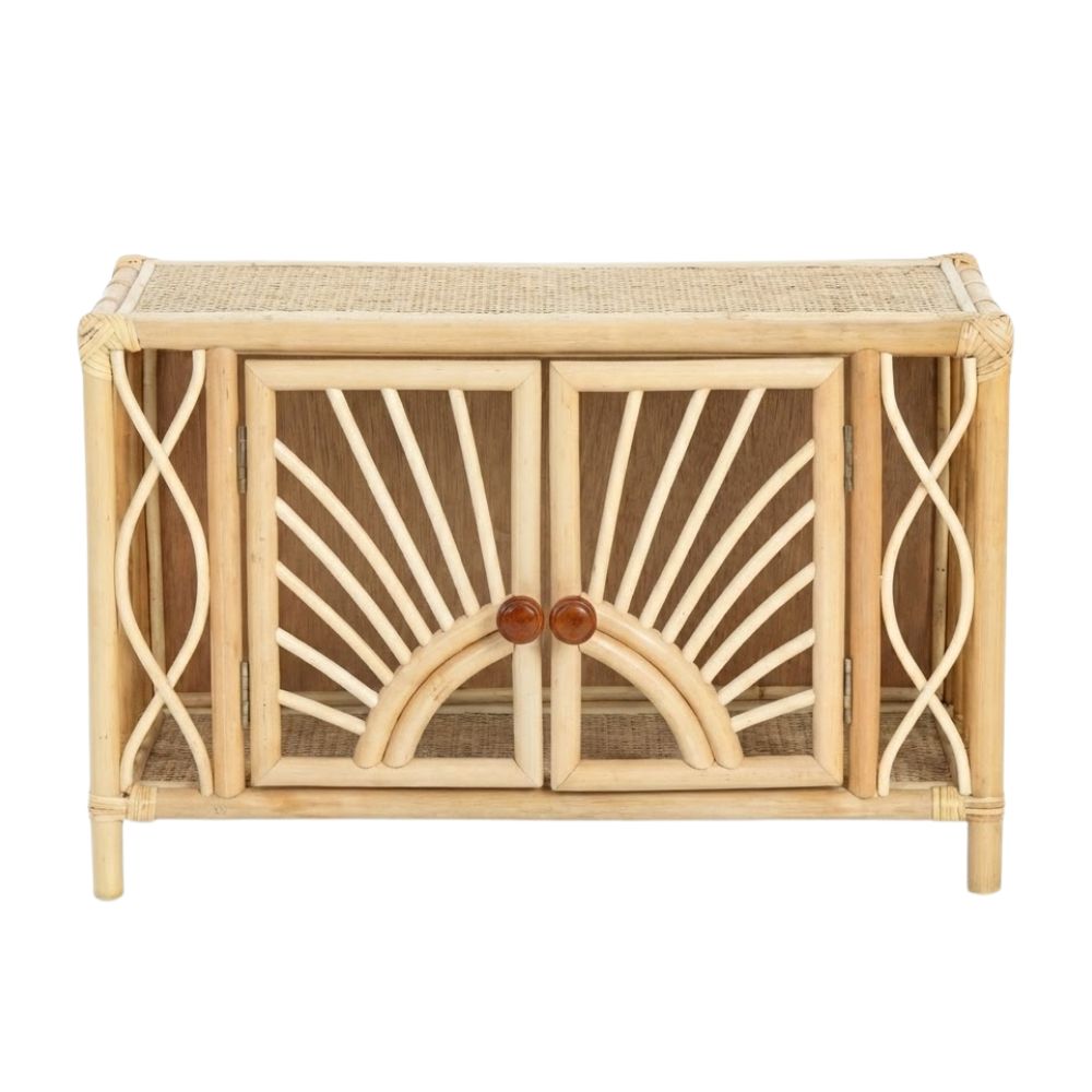 Rattan American Girl Doll Storage Cabinet, rattan kids toys, rattan kids furniture, wholesale, bulk, childrens